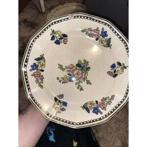 Royal Doulton 9.75” Plate England Florals